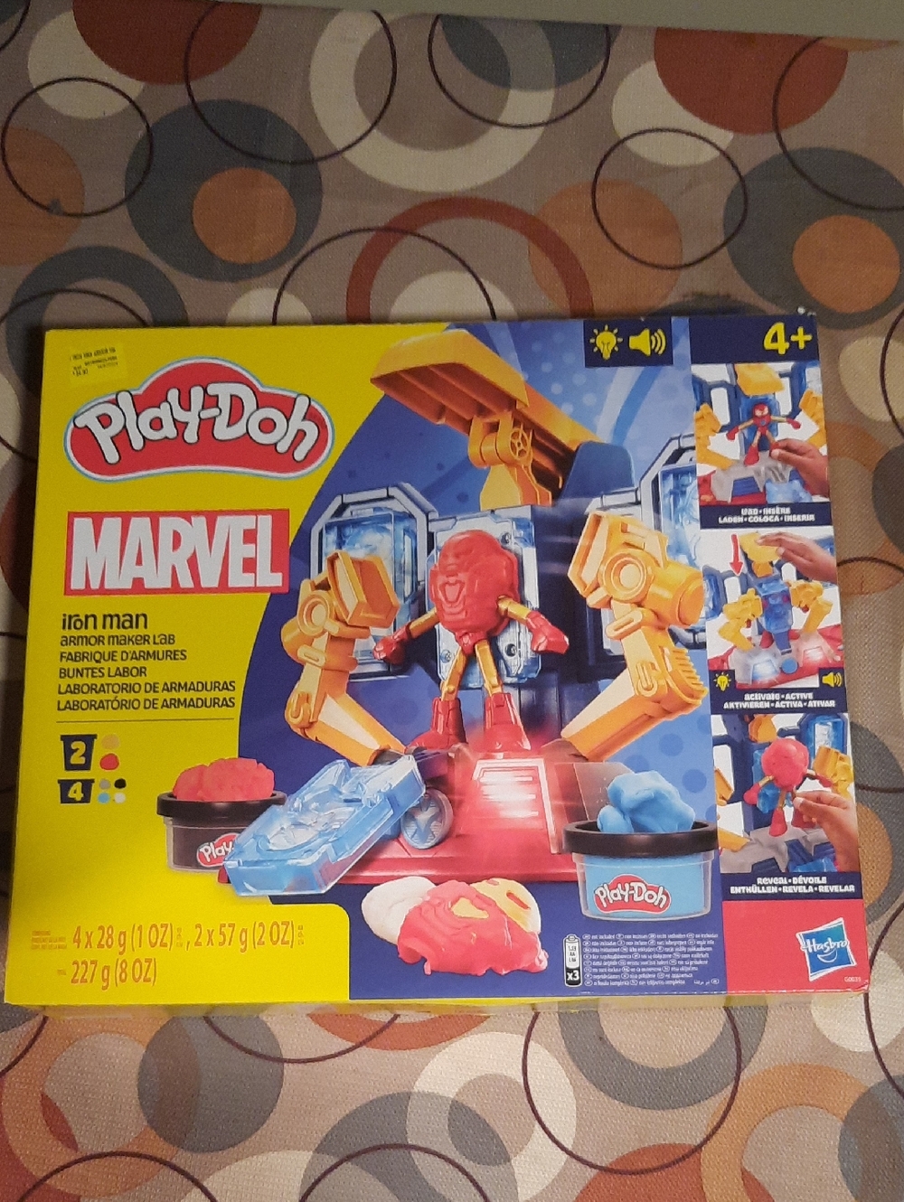Play-Doh Marvel Iron Man Armor Maker Lab Playset - Red & Yellow